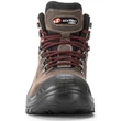 SIX CORVARA BROWN S3 Bőr bakancs fekete reflex 36-48-ig