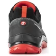 SIX AGILE S3 ESD Bőr félcipő - piros reflex 36-48-ig