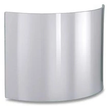 JUTEC HWS1525CLEAR Hajlított víztiszta üveg (HSS030KA-1-GF kámzsához) 150*250*3mm