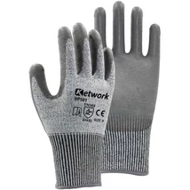 KET HP501-D Vágásbiztos tenyérmártott POLIURETÁN szerelő kesztyű ISO13997 15Newton (4X43D) 7-10-ig