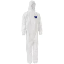 MO COVERON-MAX Egyszerhasználatos kapucnis overall fehér S-3XL-ig
