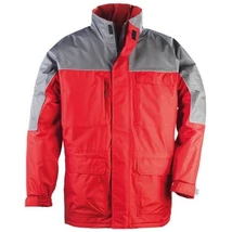 COVER Ripstop kabát piros-szürke S-3XL-ig