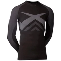 KÜ Kiegészítő aláöltözet felső 8016 fekete-antracit S-3XL