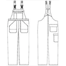 LIND Poseidon Sav, láng, antisztatikus Mellesnadrág 2300.151.861 búzavirágkék 46-70-ig