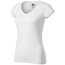 ADLER 162 Fit V-Nec rövid ujjú V nyakas női póló fehér XS-2XL