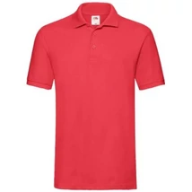 FoL Prémium rövidujjú galléros férfi póló red S-2XL-ig