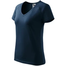 ADLER 128 Dream rövid ujjú V nyakú női póló tengerészkék XS-2XL-ig