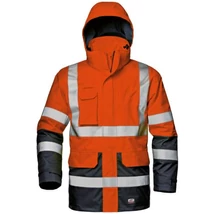 Sir Safety MICROLINES COMPEX MC6030ED Jóllátható Sav, Láng, Ant, Esőkabát narancs-s.kék S (42-44) - 3XL (62-64)