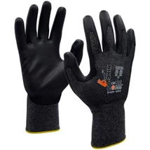Lanzi GIS820 Hőálló, X-FLEX 1/2 mártott preciziós szerelő kesztyű (fekete-s.szürke) 6-11-ig