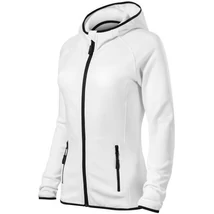 ADLER 418 Direct Cipzáras kapucnis stretch polár női felső fehér XS-2XL