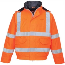 PW S773ORR Sav, láng antisztatikus téli dzseki narancs XS-4XL-ig