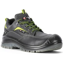 SIXTON LAND S3 Bőr munkavédelmi félcipő hv zöld reflex 38-48-ig