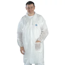TIDY Patentos látogató köpeny fehér L-3XL-ig