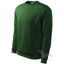 ADLER 406 Esential Hosszú ujjú pamut gazdag férfi pulóver üvegzöld S-2XL-ig
