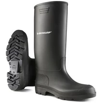 DUNLOP PRICEMASTOR (GINOC-FK) Sav-és lúgálló PVC csizma fekete 35-48-ig