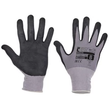 CER Wigeon (N6501) szürke, fekete nitrillel 1/2 mártott szerelő kesztyű 6-11-ig