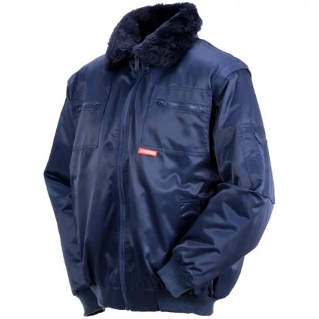 PLAN GLETSCHER COMFORT Téli kivehető ujjú pilóta dzseki s.kék S-5XL 