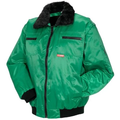 PLAN GLETSCHER COMFORT Téli kivehető ujjú pilóta dzseki zöld S-3XL