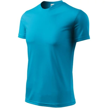 ADLER 124 Fantasy rövid ujjú környakas férfi póló türkiz S-2XL-ig