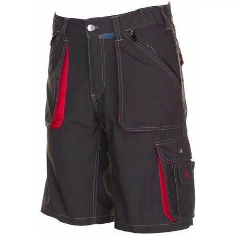 PLAN BASALT Rövidnadág antracit-piros S (42-44) - 3XL (62-64)-ig