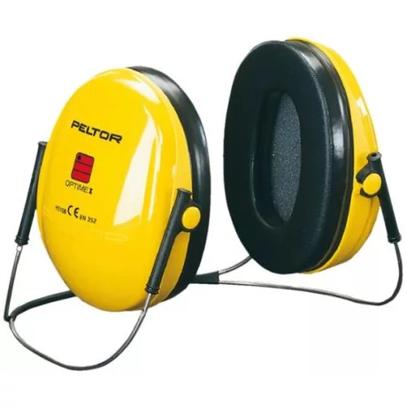 3M H510B-403-GU PELTOR Optime I tarkópántos fültok SNR 26dB sárga
