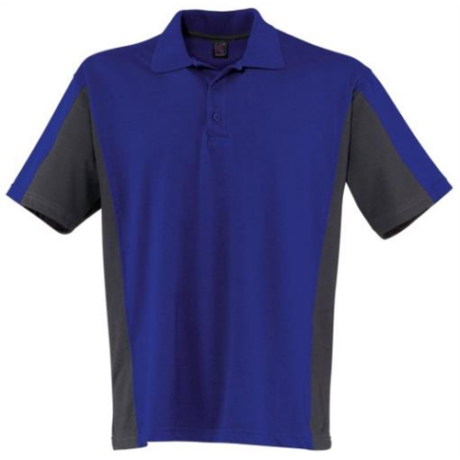 KÜ Shirt Pique póló 5019 búzavirágkék-antracit XS-4XL-ig