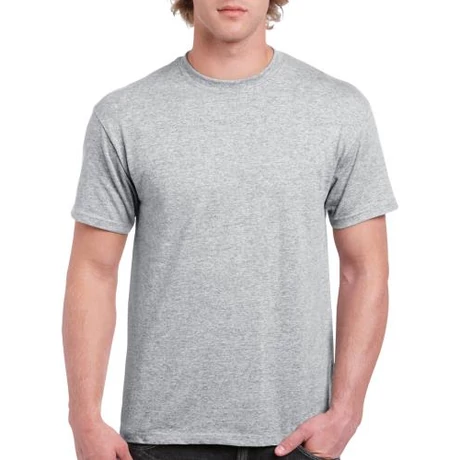 GI 5000__Heavy Cotton_Rövid ujjú póló sport grey S-2XL-ig