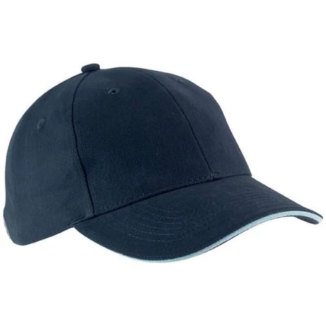 KP011 Orlando 6 paneles baseball sapka navy-sky blue