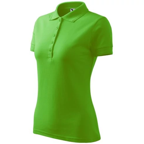 ADLER 210 Pique rövid ujjú galléros női póló almazöld XS-2XL