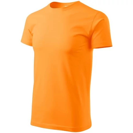 ADLER 129 Basic rövid ujjú környakas póló mandarinsárga XS-2XL