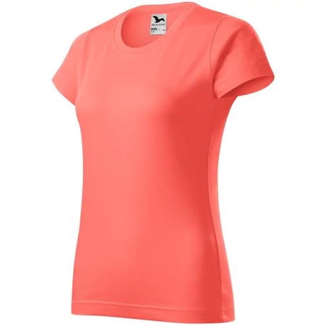 ADLER 134 Basic rövid ujjú környakas női póló coral XS-2XL