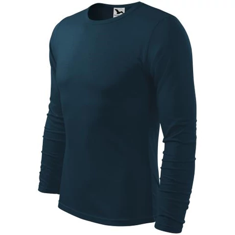 ADLER 119 Fit-T LS Hosszú ujjú környakas póló tengerészkék S-2XL