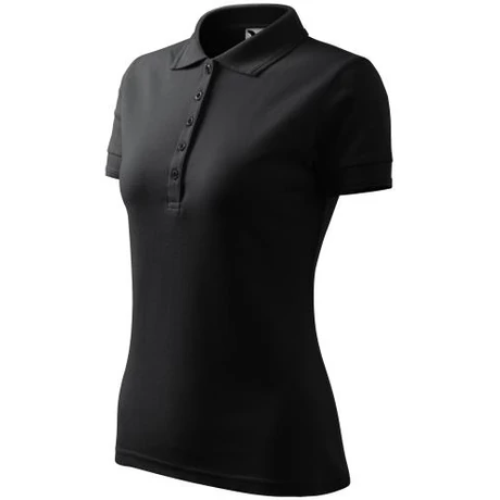ADLER 210 Pique rövid ujjú galléros női póló ébenszürke XS-2XL