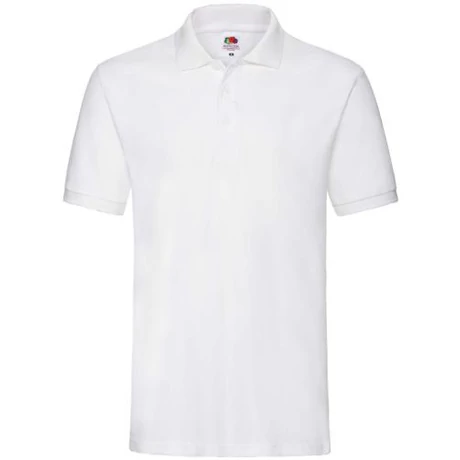FoL Prémium rövidujjú galléros férfi póló white S-2XL-ig