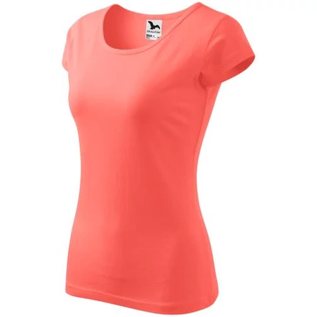 ADLER 122 Pure rövid ujjú környakas női póló coral XS-2XL-ig