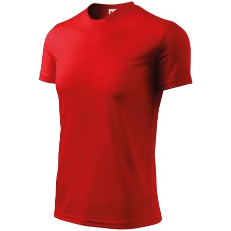 ADLER 124 Fantasy rövid ujjú környakas férfi póló piros S-2XL-ig