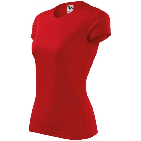 ADLER 140 Fantasy rövid ujjú környakas női póló piros XS-2XL