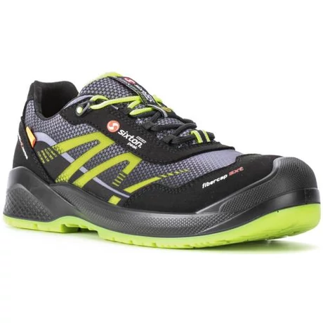 SIXTON TEMPRA S3 ESD munkavédelmi félcipő zöld reflex D3O tech 36-48-ig