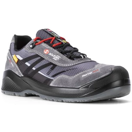 SIXTON TEMPRA S1P ESD munkavédelmi félcipő szürke reflex D3O tech 36-48-ig---(készlet fogyás után - minimum rendelés 200 pár)