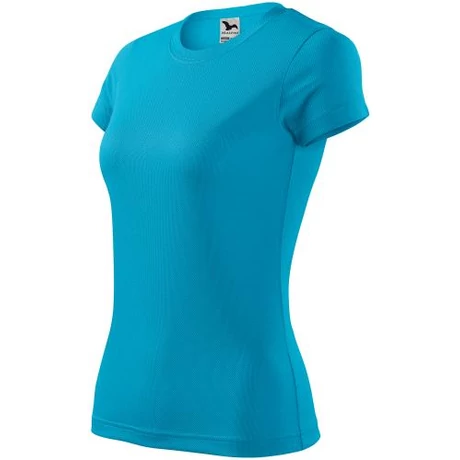 ADLER 140 Fantasy rövid ujjú környakas női póló türkiz XS-2XL