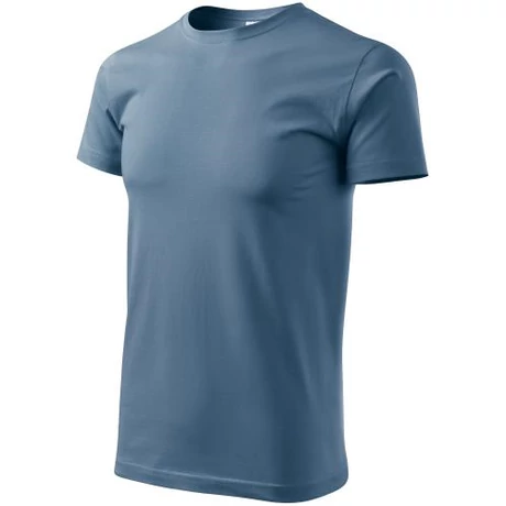 ADLER 129 Basic rövid ujjú környakas póló farmerkék XS-2XL