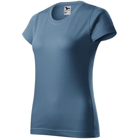 ADLER 134 Basic rövid ujjú környakas női póló farmerkék XS-2XL