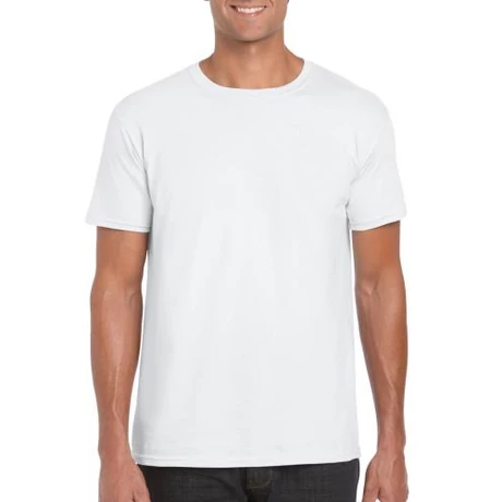 GI 64000_Softstyle rövidujjú póló white S-2XL