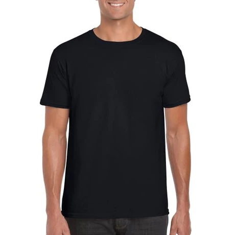 GI 64000_Softstyle rövidujjú póló black S-2XL