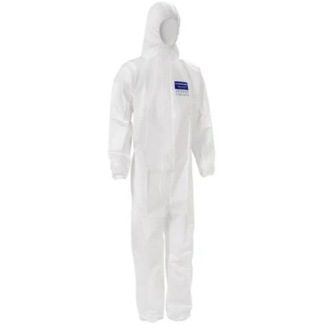 MO COVERON-MAX Egyszerhasználatos kapucnis overall fehér S-3XL-ig