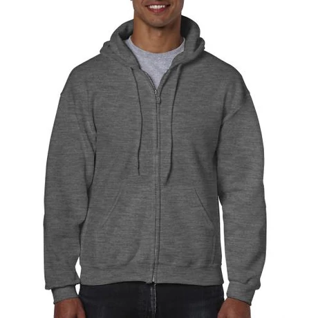 GI 18600_Heavy Blend__Kapucnis polár felső dark heather S-2XL-ig