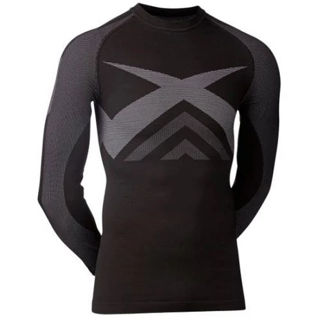 KÜBLER Kiegészítő aláöltözet felső 8016 fekete-antracit S-3XL