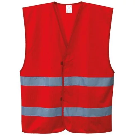 PW F474 Iona jóllátható mellény piros S/M-2XL/3XL-ig