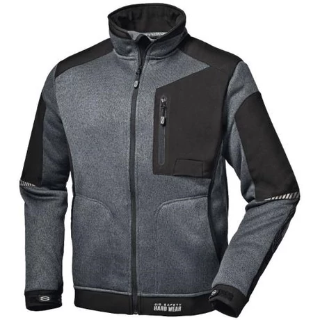 SS Scorpion MC2554BM Hyperfleace kötött téli dzseki grey melange-black XS-4XL-ig
