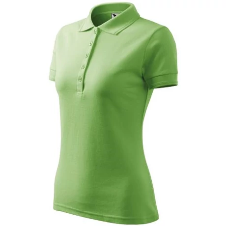 ADLER 210 Pique rövid ujjú galléros női póló borsózöld XS-2XL